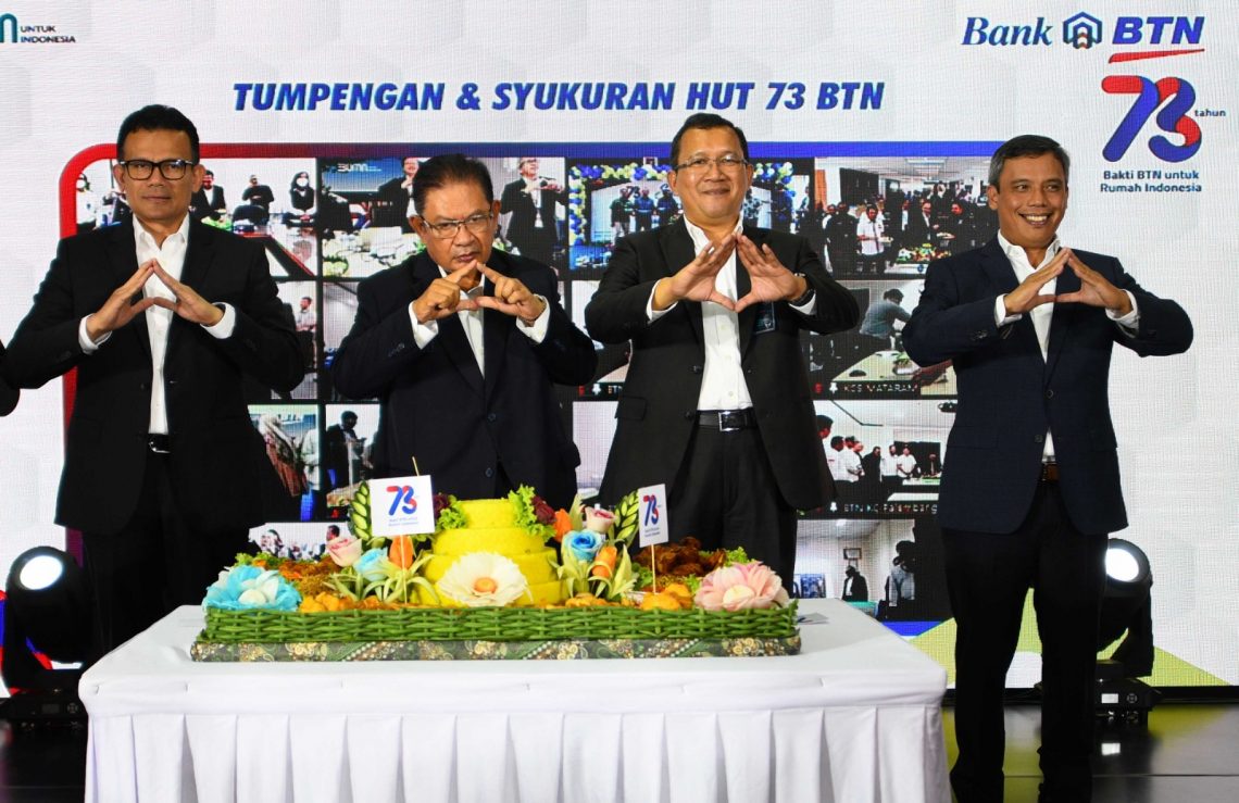 73 Tahun HUT BTN Telah Salurkan Kredit Sekitar Rp775 Triliun Yang Dimanfaatkan Oleh Hampir 6juta Masyarakat Indonesia