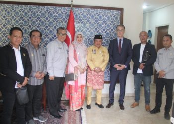 Sambangi Dubes Turki, Sultan Jambi Ke-22 Sampaikan Belasungkawa