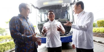 Peluncuran Bus Listrik Chandra Asri