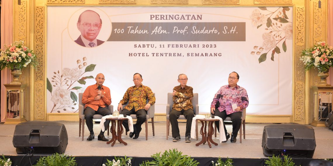 Belajar dari Peringatan 100 tahun Prof Sudarto SH, Tokoh Pendidikan Hukum Nasional