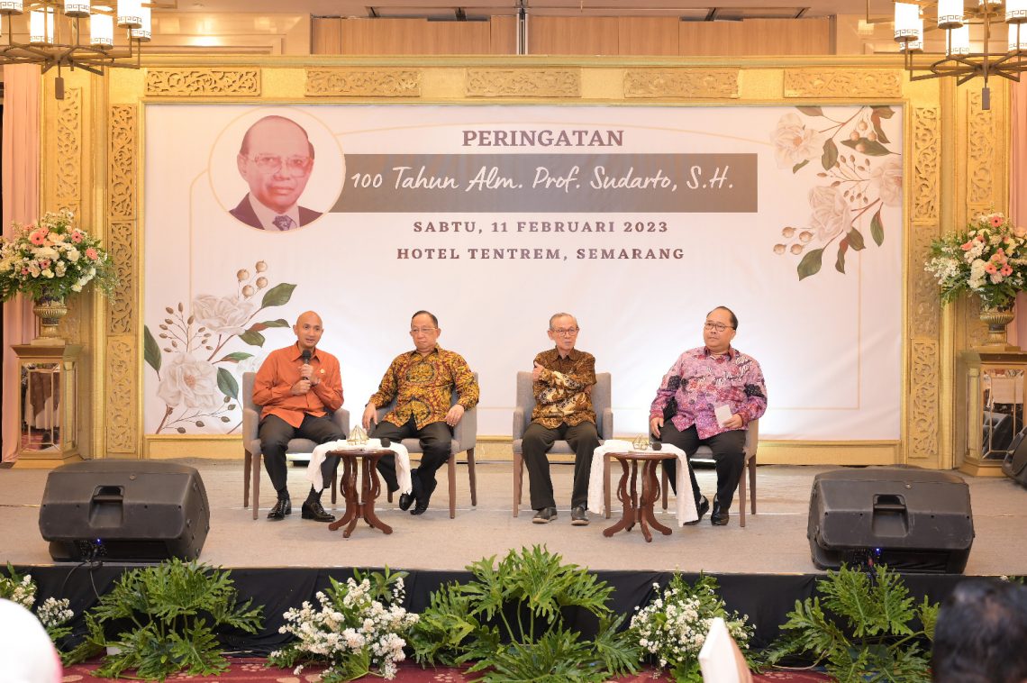 Belajar dari Peringatan 100 tahun Prof Sudarto SH, Tokoh Pendidikan Hukum Nasional