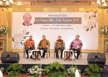 Belajar dari Peringatan 100 tahun Prof Sudarto SH, Tokoh Pendidikan Hukum Nasional