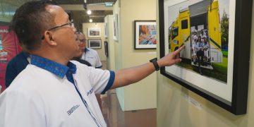 Kunjungi Pameran Foto Anugerah Jurnalistik Bank BTN