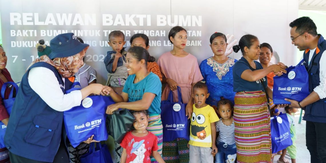 Kolaborasi BTN dan Relawan Bakti BUMN Untuk NTT