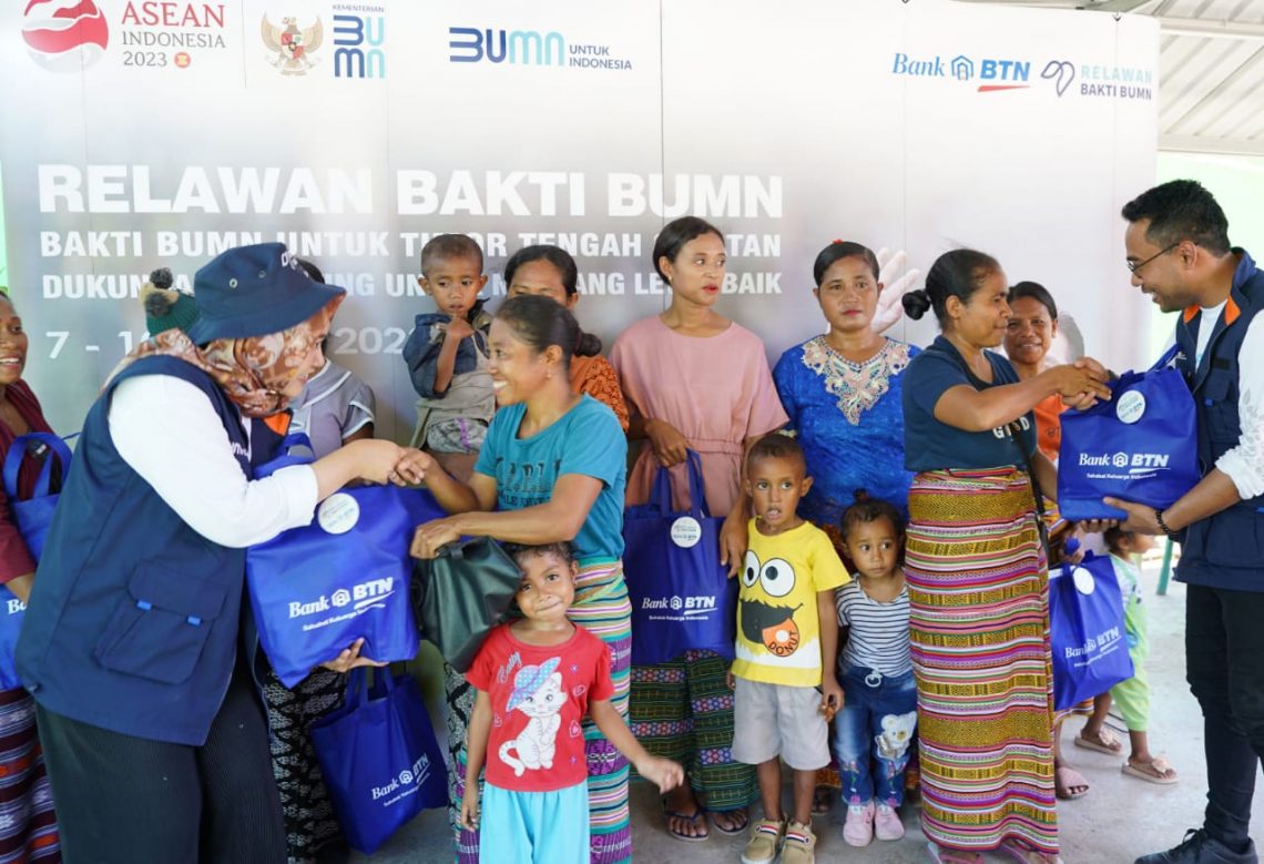 Kolaborasi BTN dan Relawan Bakti BUMN Untuk NTT