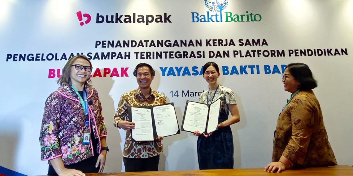Bukalapak dan Yayasan Bakti Barito Bermitra,Dukung Lebih Dari 15 juta UMKM Kelola Sampah