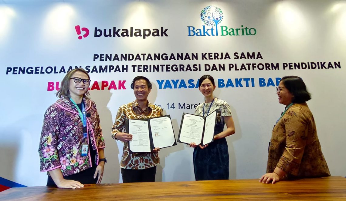 Bukalapak dan Yayasan Bakti Barito Bermitra,Dukung Lebih Dari 15 juta UMKM Kelola Sampah