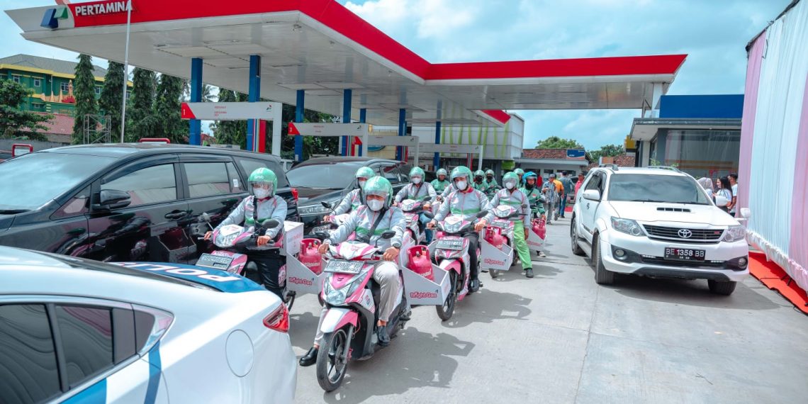 Gandeng Grab, Pertamina Punya Layanan Pesan Antar BrightGas