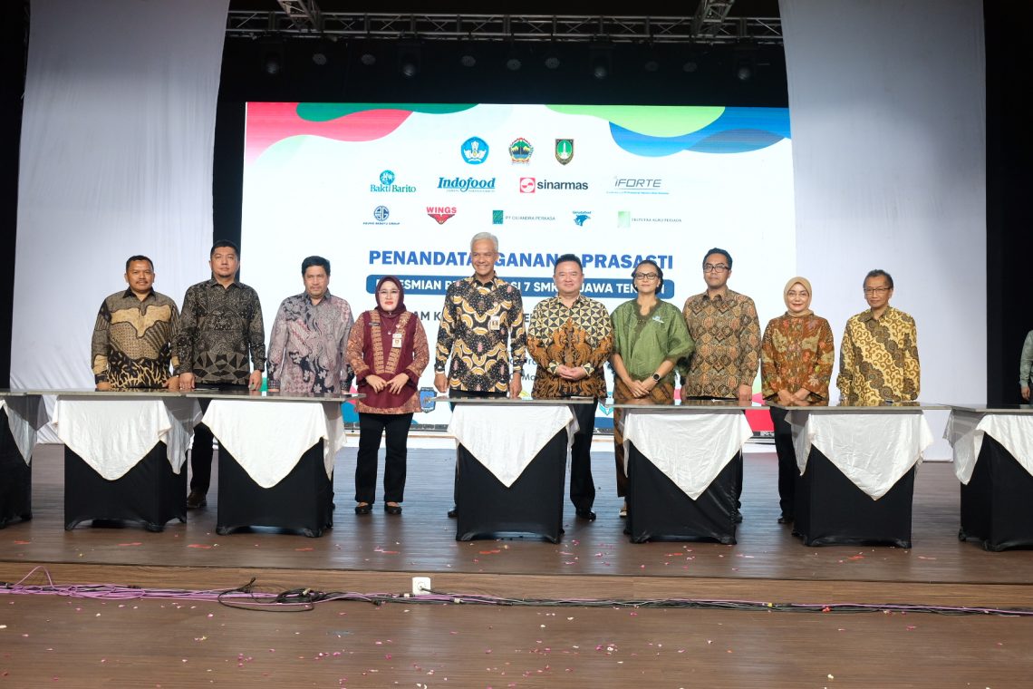 Gubernur Jawa Tengah Resmikan Revitalisasi 7 SMK