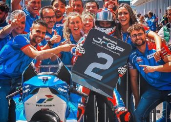 Lagi! Pertamina Mandalika SAG Racing Team Naik Podium di Moto2 Portugal!