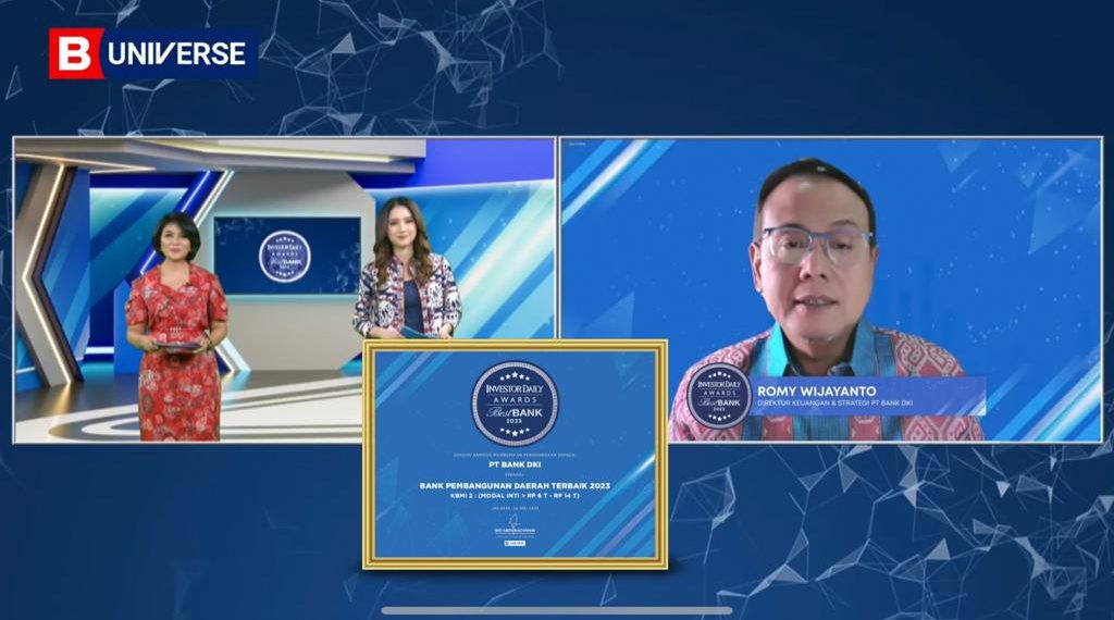 Bank DKI Raih Penghargaan Bank Terbaik BPD KBMI 2 di Ajang Best Bank Award 2023