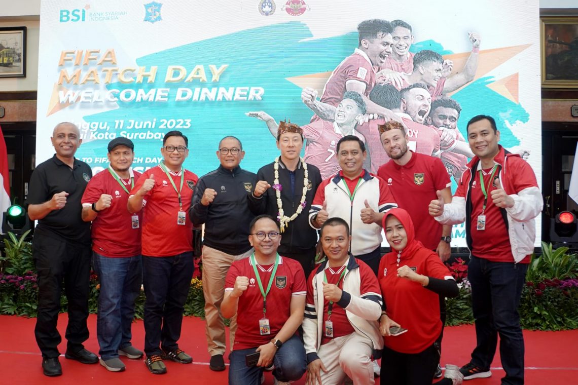 Apresiasi Pecinta Sepak Bola, PSSI bersama BSI dan Pemkot Surabaya Hadirkan Timnas Indonesia dan Palestina di Tengah Ribuan Masyarakat