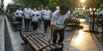 BSI Kumpulkan Lebih dari 5.000 Sampah Botol Plastik di Jogja Marathon 2023