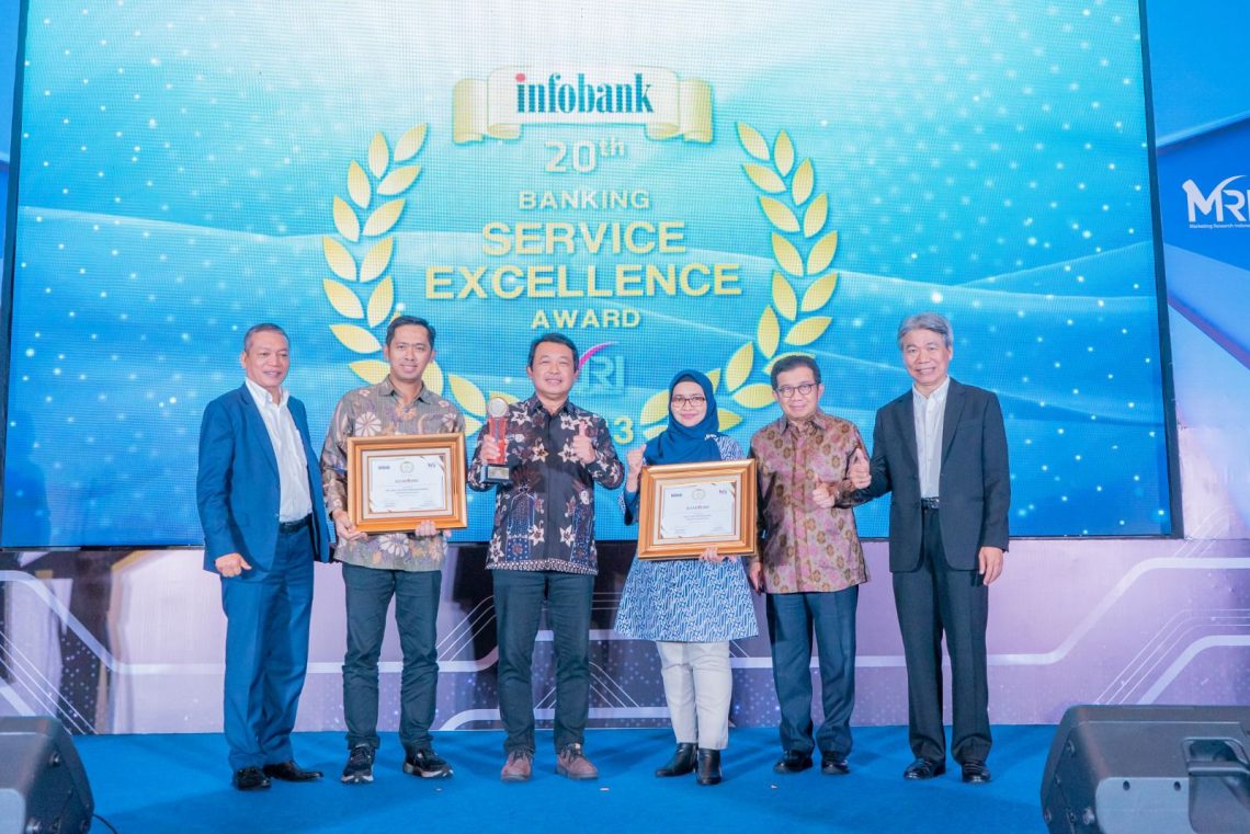 Bank DKI Boyong The Best Regional Development Bank pada 20th Infobank – MRI Banking Service Excellence Award 2023