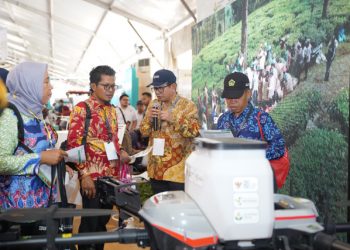 Petrokimia Gresik Pamerkan “Smart Precision Farming”Di Hadapan Mentan