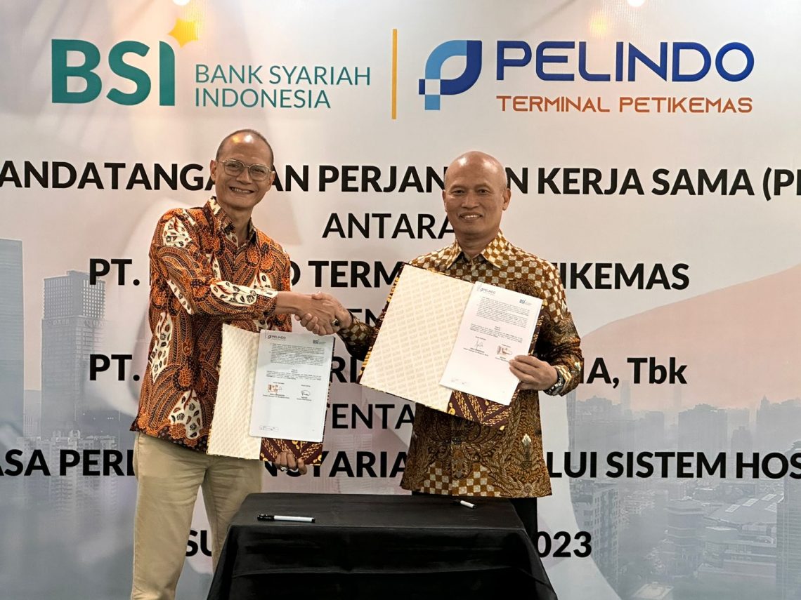 Gandeng Pelindo Terminal Petikemas, BSI Dukung Digitalisasi Layanan di Sektor Maritim