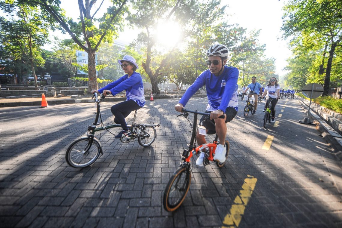 Bank BTN Berikan Bantuan TJSL 50 Unit Sepeda ke UGM