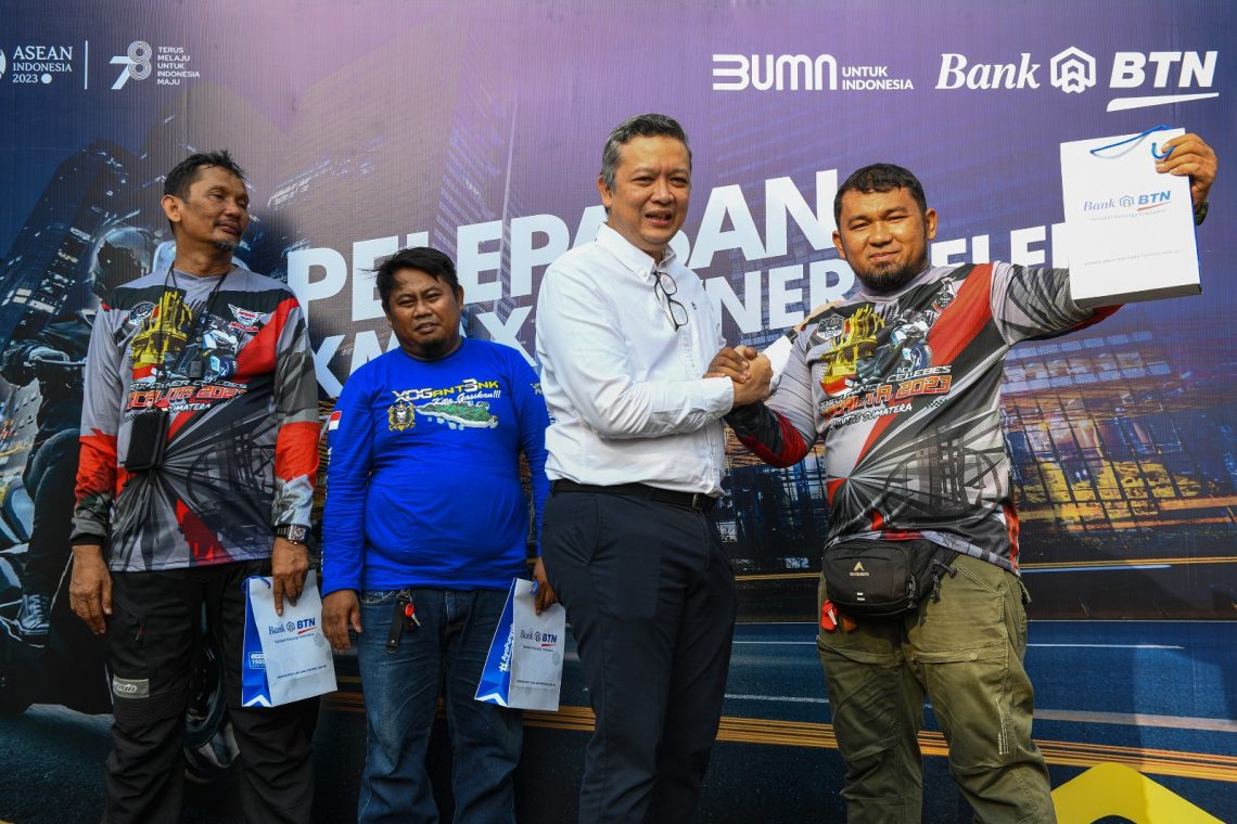 Dukung UMKM dan Pariwisata, BTN Lepas Komunitas Touring