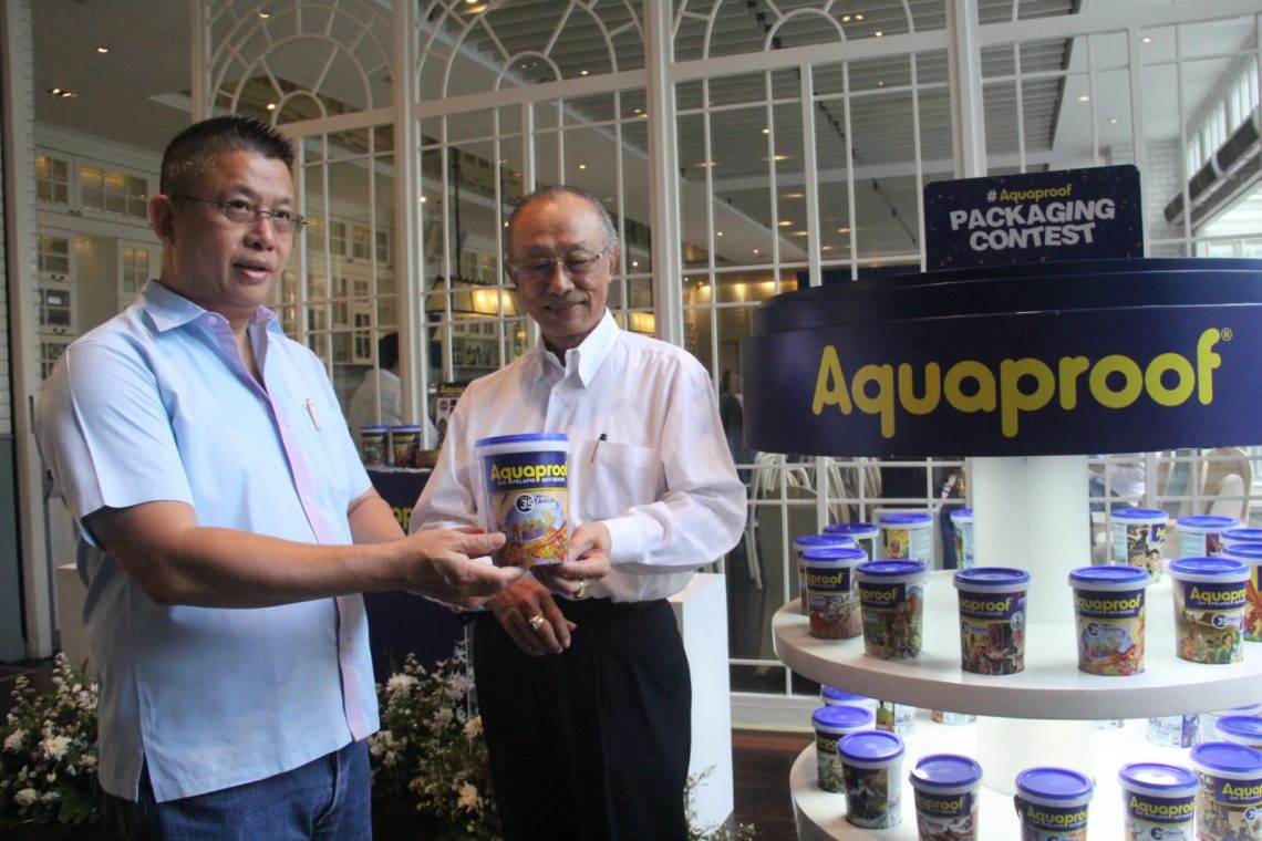 Cat pelapis anti bocor Aquaproof resmi meluncurkan kemasan Special Edition hasil dari Aquaproof Packaging Contest