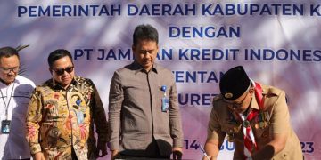 Jamkrindo Teken Nota kesepahaman tentang Jasa Surety Bond dengan Pemda Kabupaten Kuningan