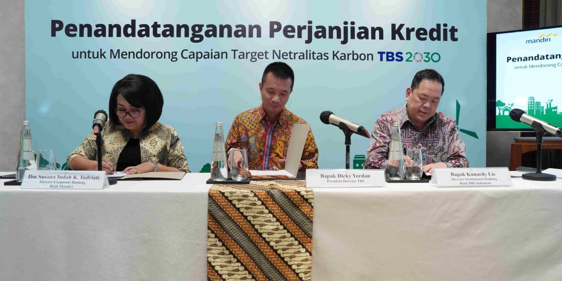 Bank Mandiri dan DBS Salurkan Kredit untuk TBS Energi Utama
