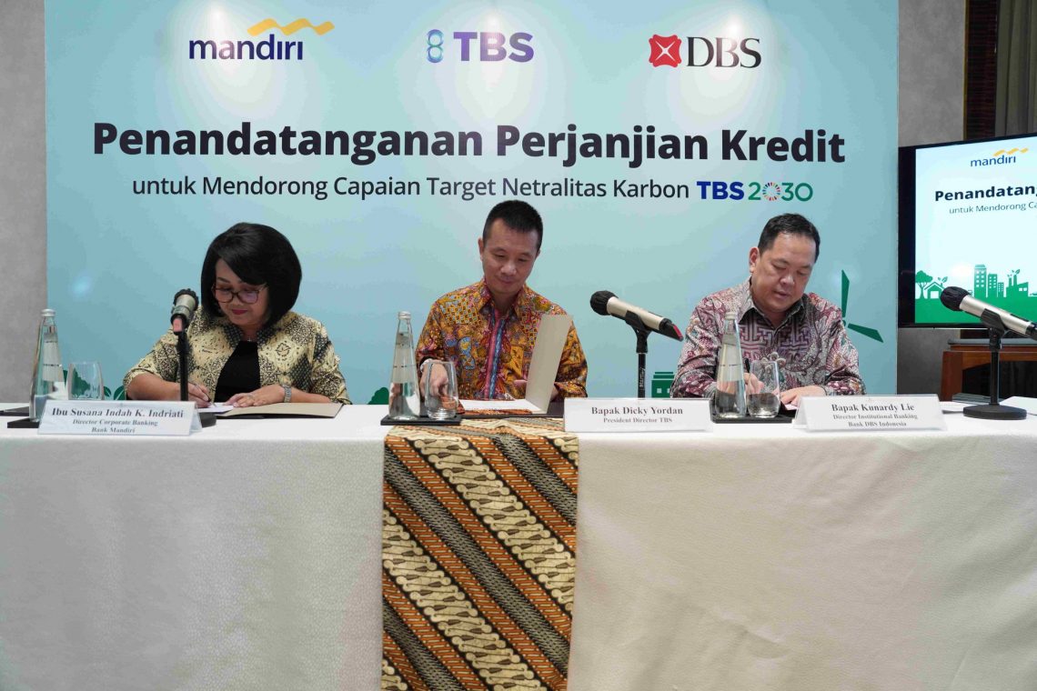Bank Mandiri dan DBS Salurkan Kredit untuk TBS Energi Utama