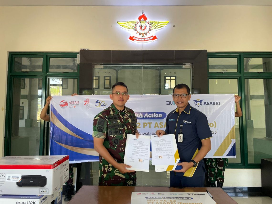 Dalam Rangka HUT ke-52, ASABRI menyelenggarakan Program Health Action dengan menyerahkan bantuan Alat Kesehatan ke Rumah Sakit TNI AL Jala Ammari Makassar dan Rumah Sakit Bhayangkara Anton Sudjarwo Pontianak
