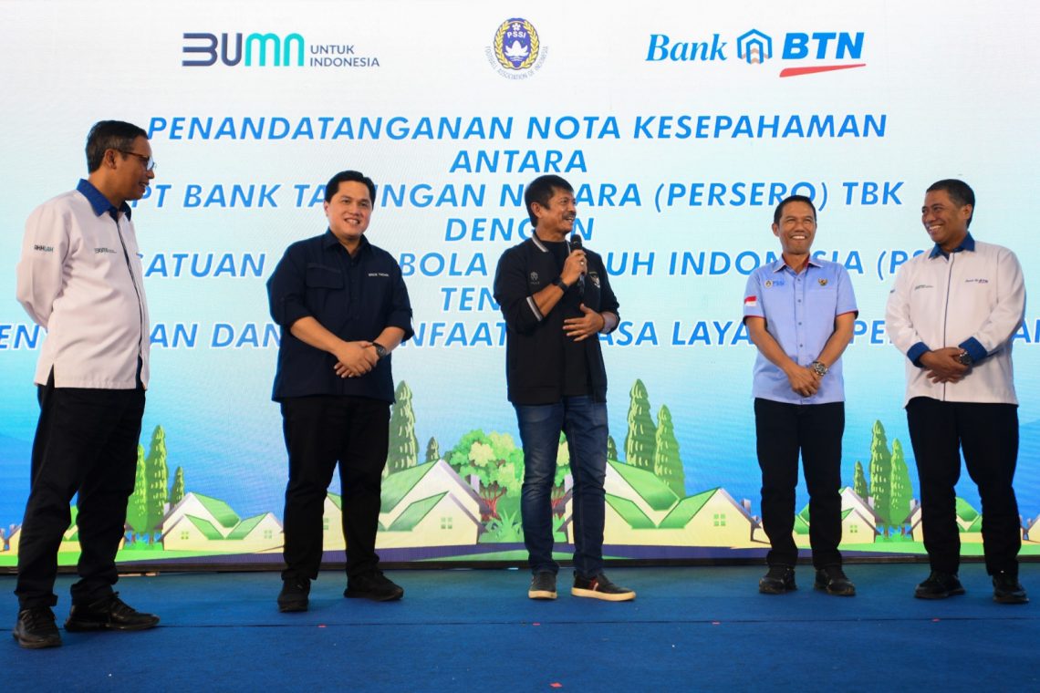 BANK BTN dan PSSI Berkolaborasi Sediakan Hunian Layak Bagi Pelaku Olahraga SepakBola
