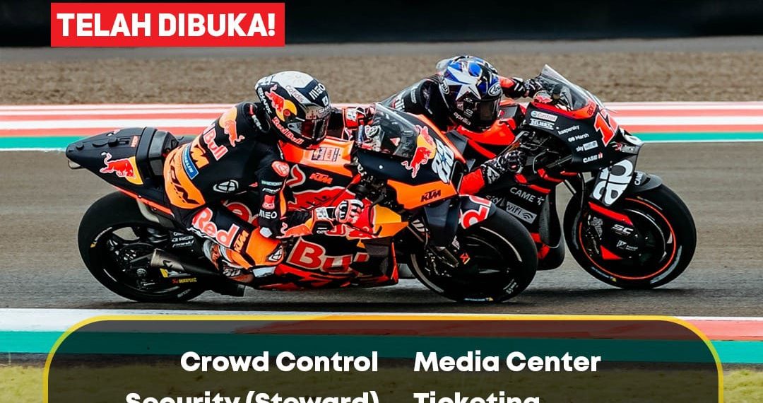 Perekrutan Tenaga Volunteer Untuk Pertamina Grand Prix of Indonesia 2023 Telah Dibuka!