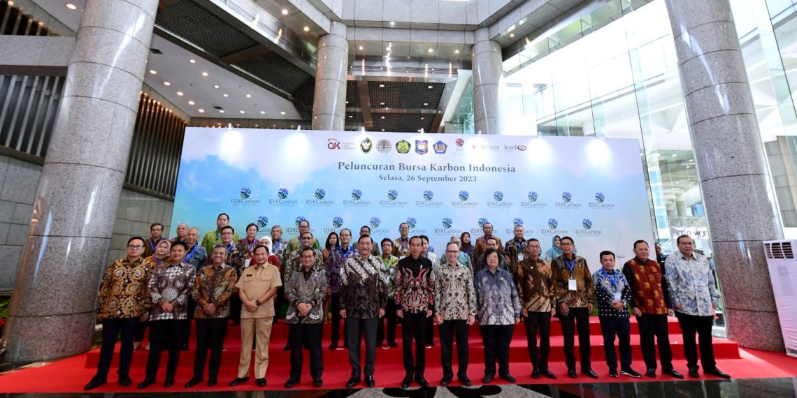 Presiden Jokowi Luncurkan Bursa Karbon Indonesia