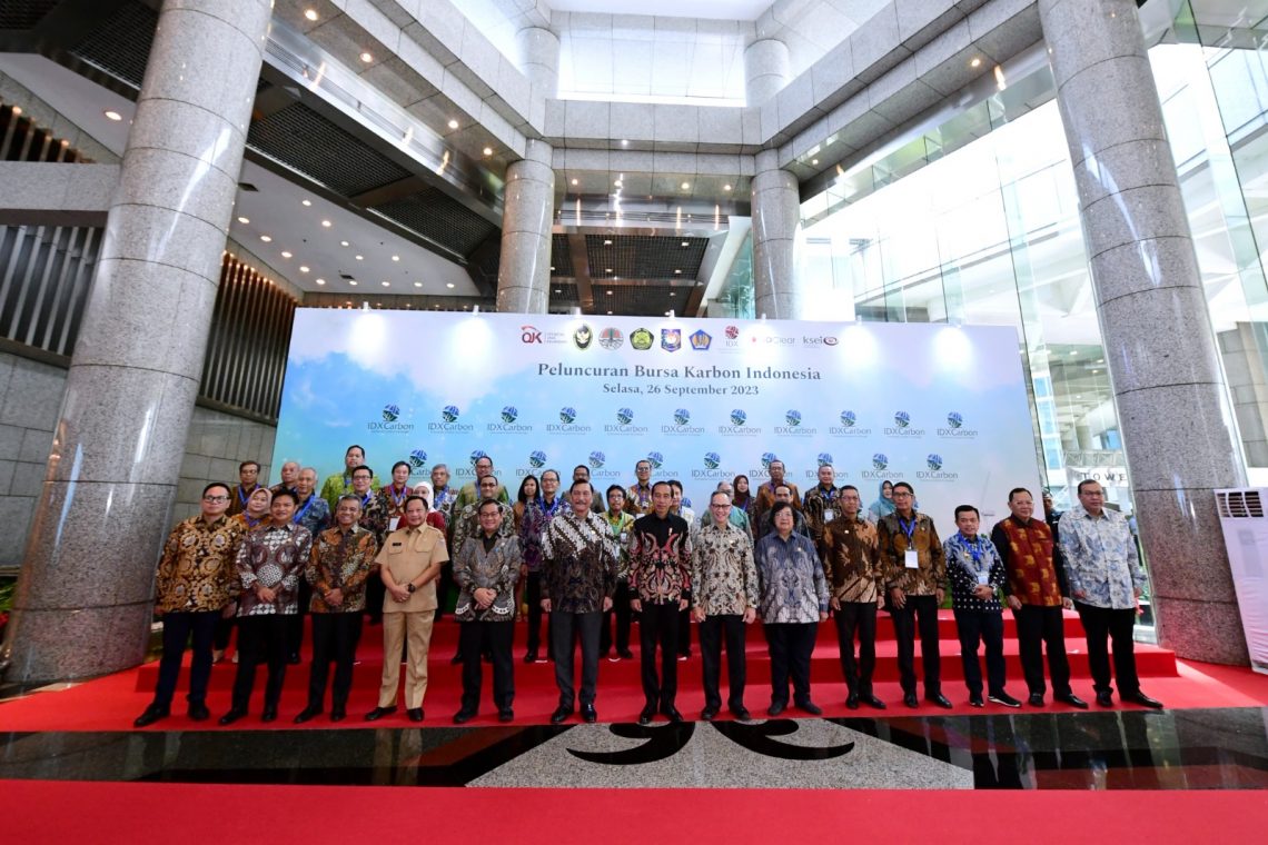 Presiden Jokowi Luncurkan Bursa Karbon Indonesia