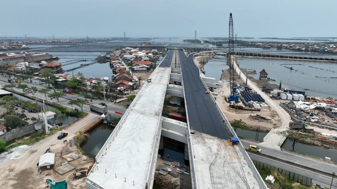 Hutama Karya Targetkan Proyek Tol Semarang-Demak Seksi 1A Kelar di April 2025