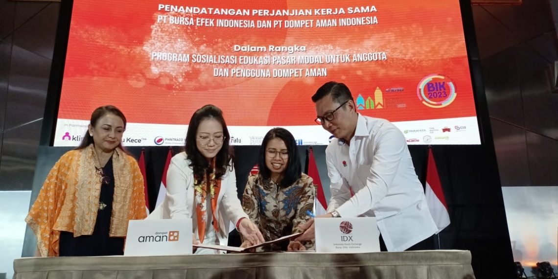 Bursa Efek Indonesia Gandeng Dompet Aman, Percepat Literasi Keuangan di Indonesia melalui Peluncuran Aman Financial Literacy (AFL)