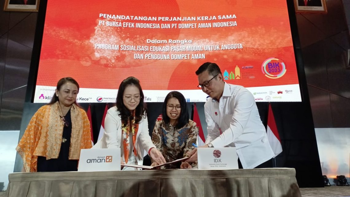 Bursa Efek Indonesia Gandeng Dompet Aman, Percepat Literasi Keuangan di Indonesia melalui Peluncuran Aman Financial Literacy (AFL)