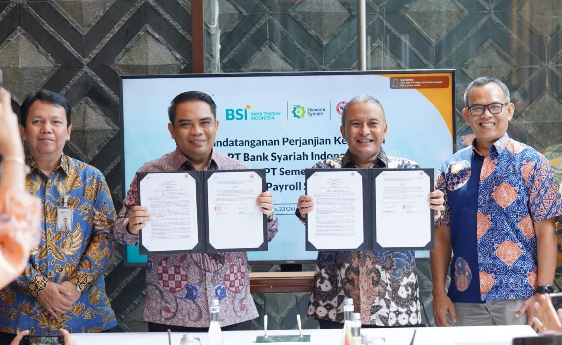 Terus Pacu Inklusi Keuangan Syariah, BSI Sinergi dengan Semen Padang