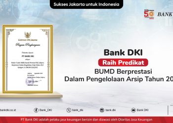 Bank DKI Kembali Meraih Penghargaan Pengelolaan Arsip Tahun 2023 dari Pemerintah Provinsi DKI Jakarta