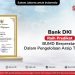 Bank DKI Kembali Meraih Penghargaan Pengelolaan Arsip Tahun 2023 dari Pemerintah Provinsi DKI Jakarta