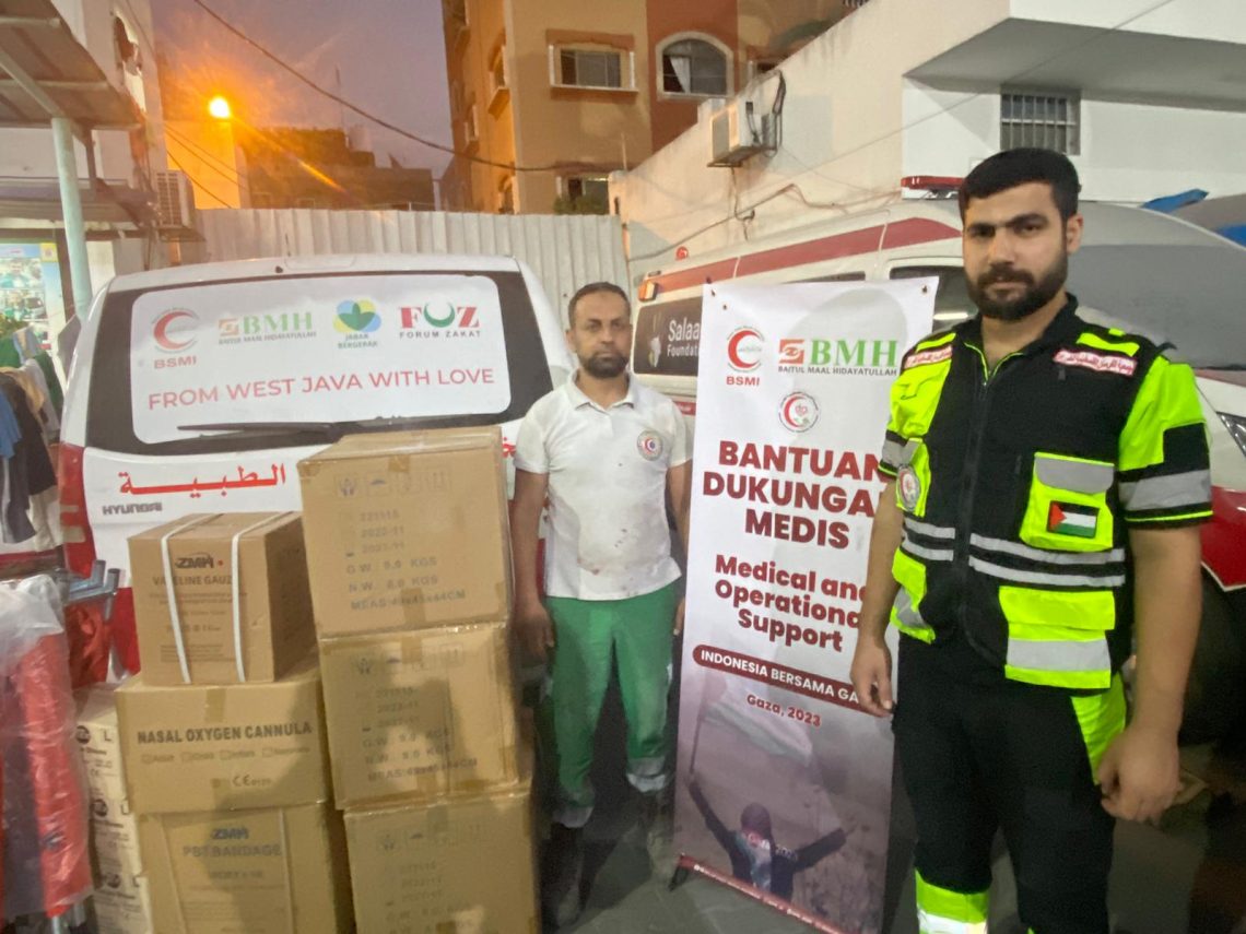 Mitra BSMI di Gaza Terluka, Penyaluran Bantuan Tetap Dilanjutkan