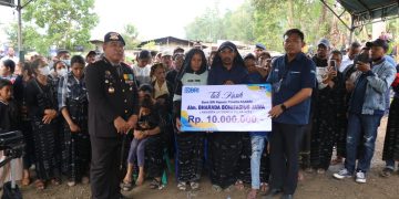 Asabri Berikan Manfaat Jaminan Kecelakaan Kerja Kepada Ahli Waris Bharatu(Anumerta) Alm. Bonifasius Jawa Dan Menjamin Biaya Perawatan Dan Pengobatan Bharatu Rani Yohanes Seran Sampai Sembuh