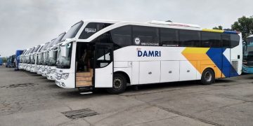 Perum Damri Suplai 26 Unit Bus Listrik untuk Operasional Transjakarta