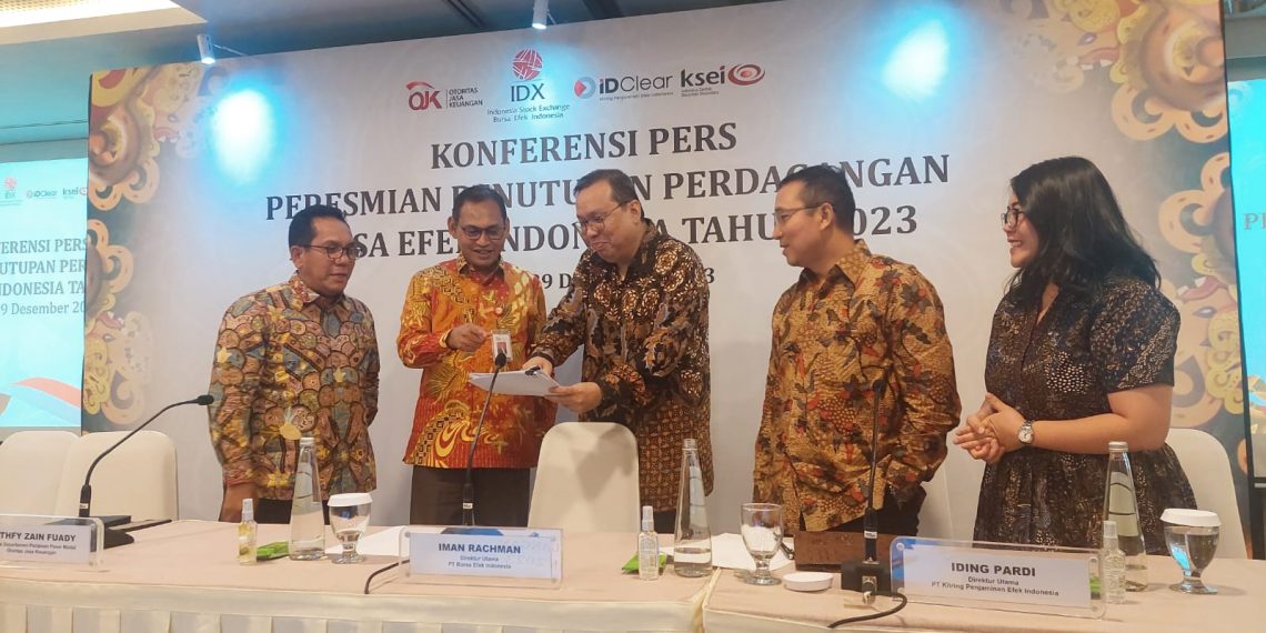 Melalui Berbagai Pencapaian Tahun 2023,Pasar Modal Indonesia Tunjukkan Optimisme Hadapi Tahun 2024