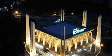 Jadi Destinasi Wisata BHC, Masjid BSI Bakaheuni Dikunjungi 6.500 Jamaah per Bulan Saat Libur Nataru