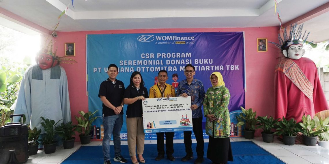 Tumbuhkan Minat Baca Anak, WOM FinanceDonasikan 1.000 Buku