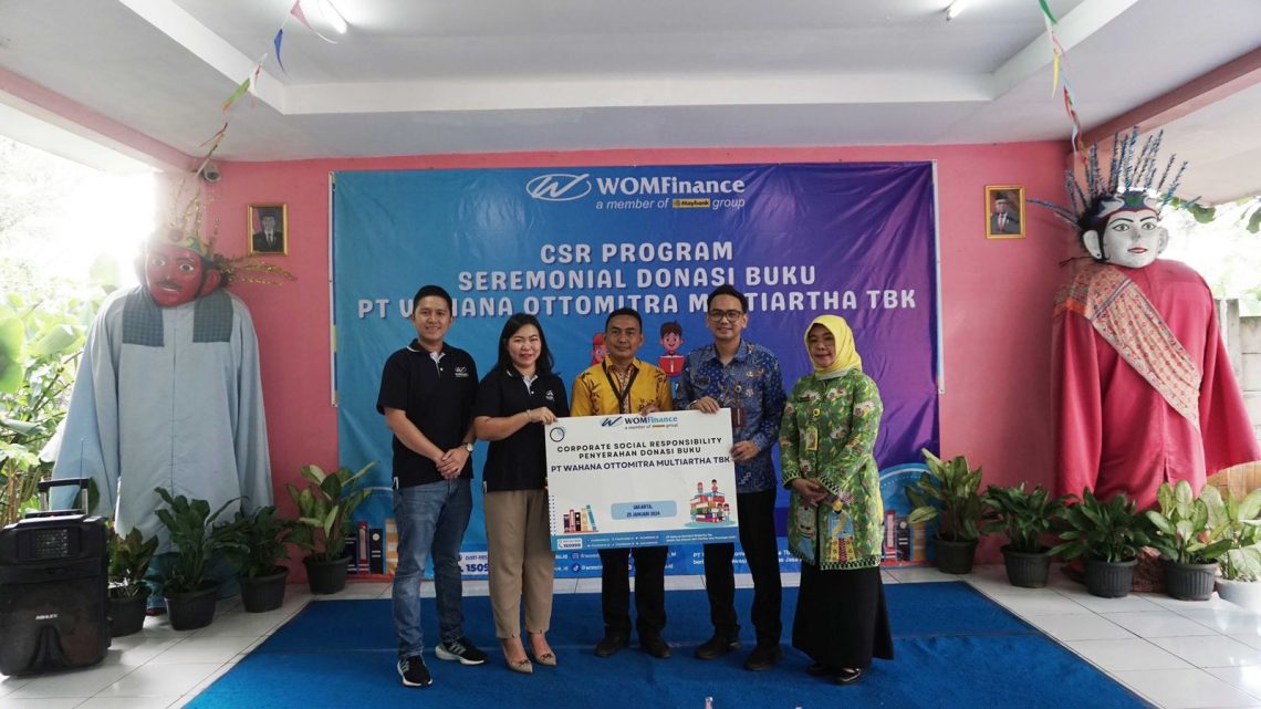 Tumbuhkan Minat Baca Anak, WOM FinanceDonasikan 1.000 Buku