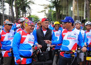 Gowes Bareng Dalam Rangka HUT Ke74 BTN