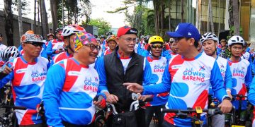 Gowes Bareng Dalam Rangka HUT Ke74 BTN