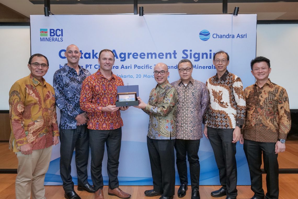 Chandra Asri Menandatangani Perjanjian Offtake Garam dengan BCI Minerals dari Australia
