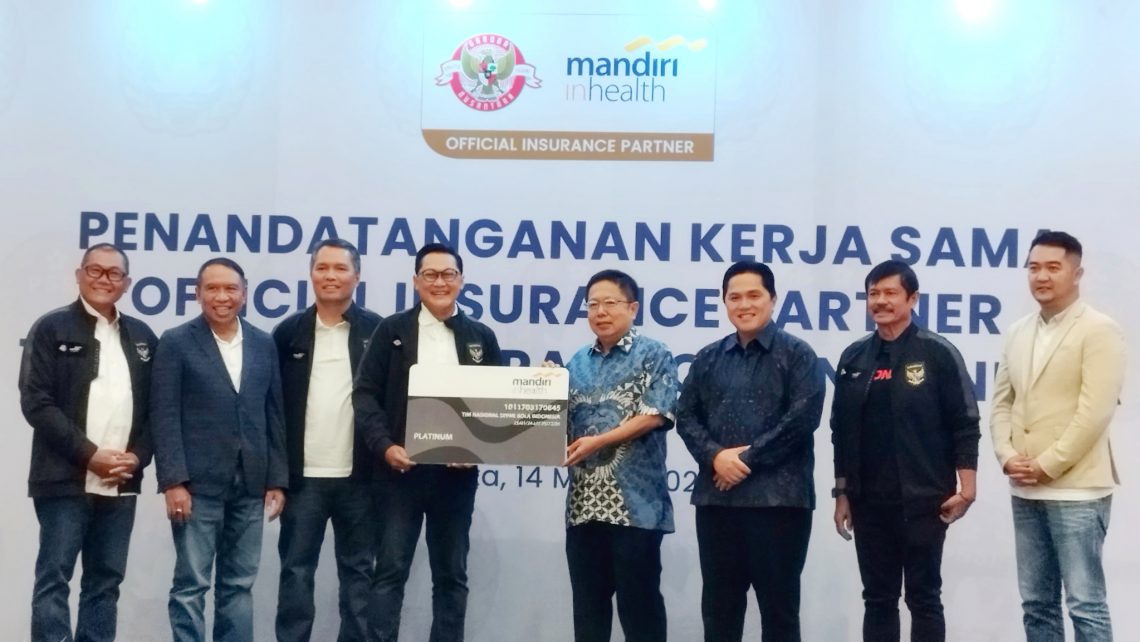 Mandiri Inhealth hadirkan akses layanan Asuransi Kesehatan bagi Tim Nasional Sepak Bola Indonesia