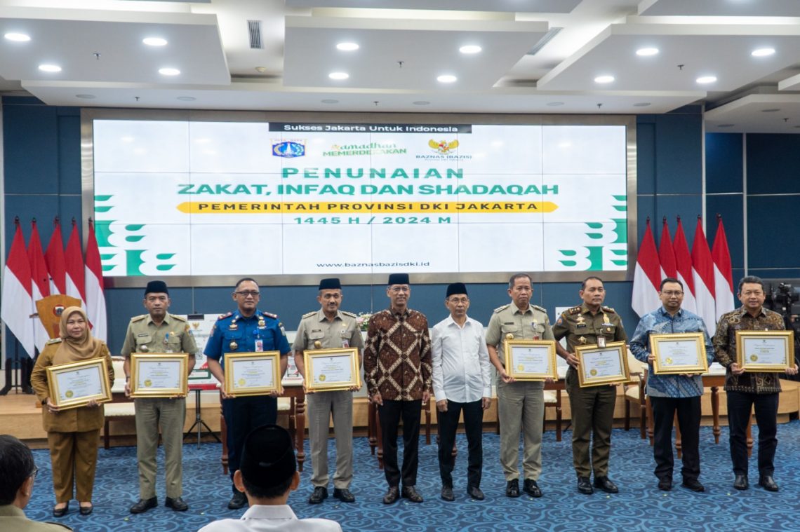 Bank DKI Terima Apresiasi Sebagai Mitra Strategis 2023 Baznas Bazis Provinsi DKI Jakarta