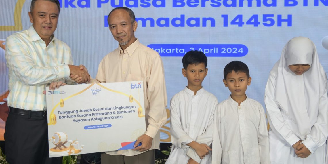 BTN Salurkan Bantuan Bagi Anak Yatim